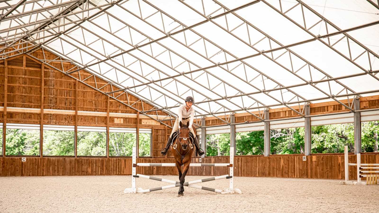 WeCoverEquine BLUE BELL, PA, Fabric roof Riding Arena