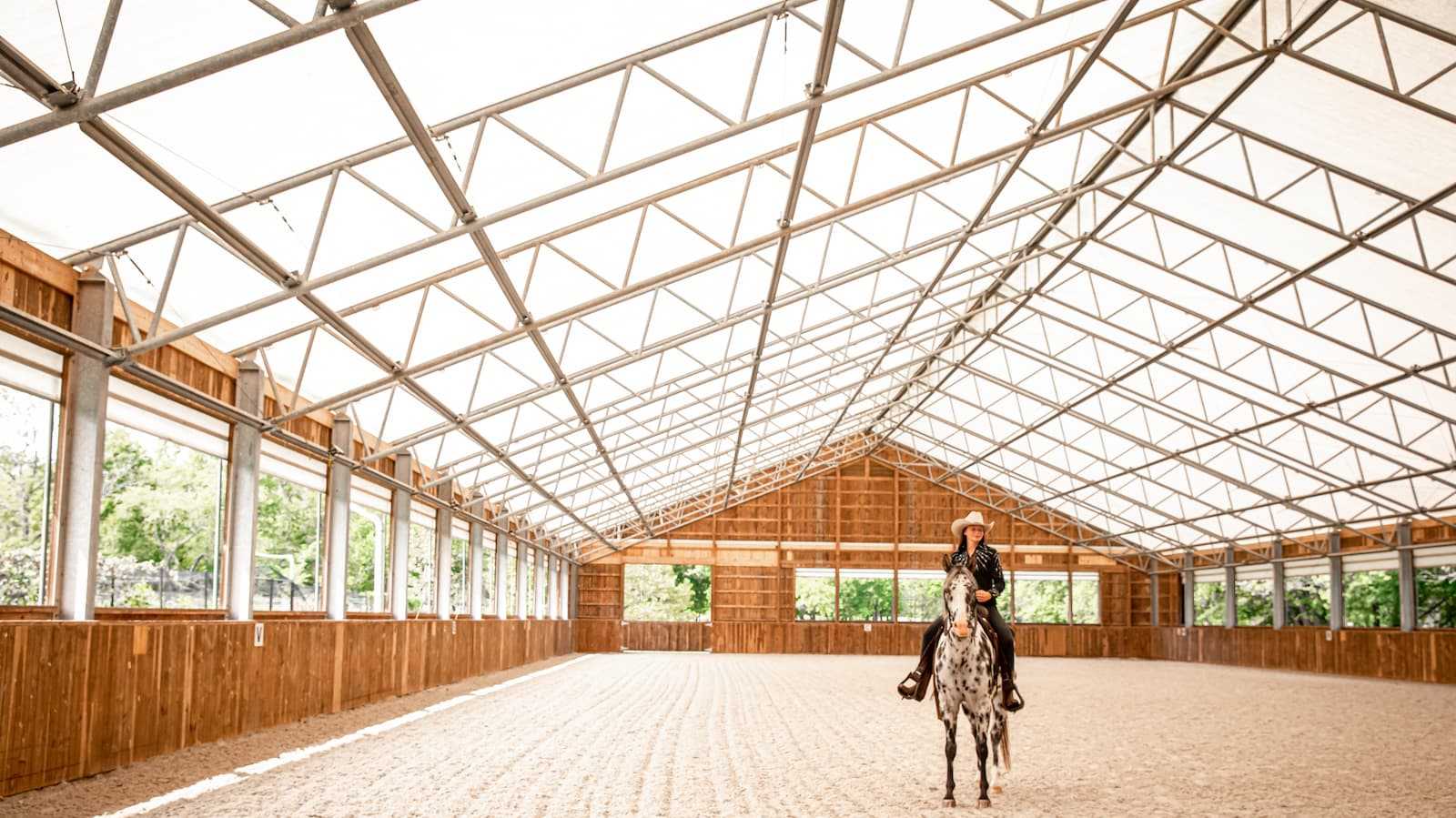 WeCoverEquine BLUE BELL, PA, Fabric roof Riding Arena